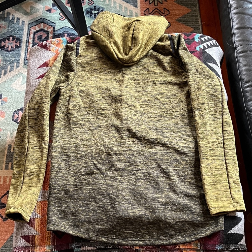 Nike Olive Green Hombre Cold Weather Lined Full-Zip Running Jacket - Picture 7 of 8